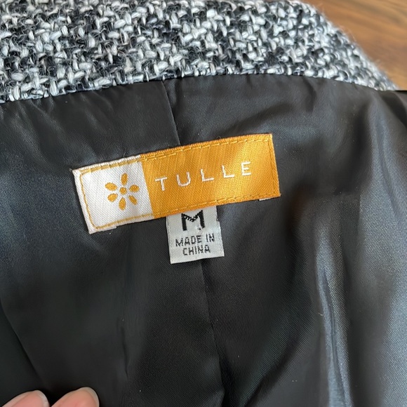 TULLE spring fall tweed coat - Picture 7 of 9